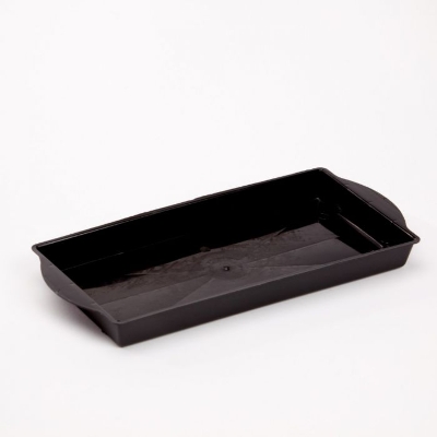 Black Single Brick Floral Tray