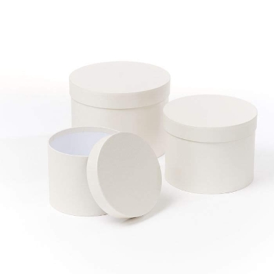 Cream Symphony Hat Box (Set of 3)