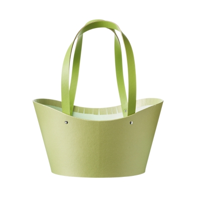 Napier Basket Lined Green