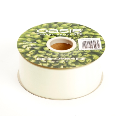 Poly Satin Ribbon (Eggshell)