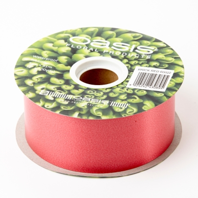 Poly Satin Ribbon (Red)