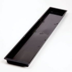 Black Triple Brick Floral Tray