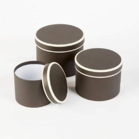 Round Symphony Hat Boxes (Set of 3)