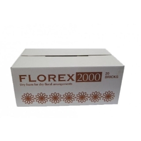 FLORIST DRY FOAM FOR DRIED FLOWERS BOX OF 20 BRICKS OASIS® ECONOMY DRY FOAM 