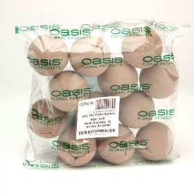 Oasis® SEC Dry Floral Foam Sphere 7cm