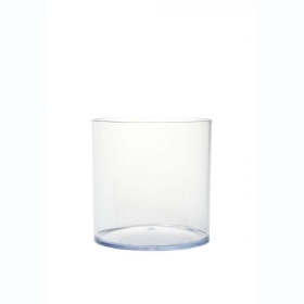Acrylic Clear Designer Cylinder Vase (15cm)