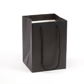 Handtied Black Porto Bag (Large) 25x25x18cm