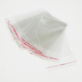 Clear Sealable Cellophane Envelopes pack of 100 (13cm x 9.5cm)