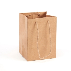 Handtied Natural Porto Bag  25x18x17cm pack of 10