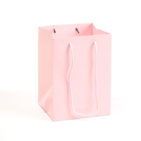 Handtied Pale Pink Porto Bag (Large) 25x25x18cm