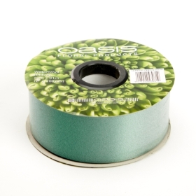 Poly Satin Ribbon (Hunter Green)