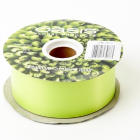 Poly Satin Ribbon (Lime)