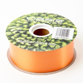 Poly Satin Ribbon (Orange)