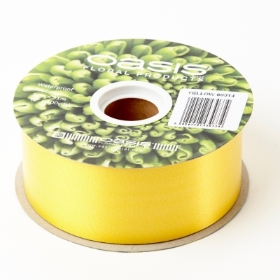 Poly Satin Ribbon (Yellow)