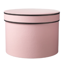 Round Couture Range Lined Flower Hat Boxes Set of 3 (Pink)