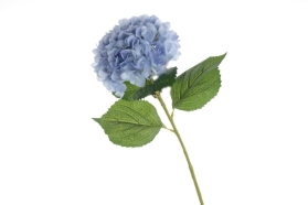 Single Hydrangea   Blue (19cm diameter, 82cm long)