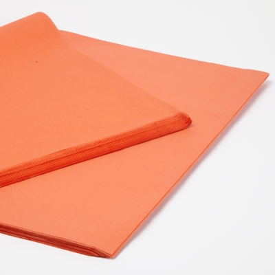 Orange Tissue Paper Full Pack of 240 Sheets (Large)