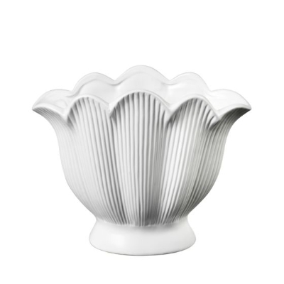 26cm Shell Vase   Matt White