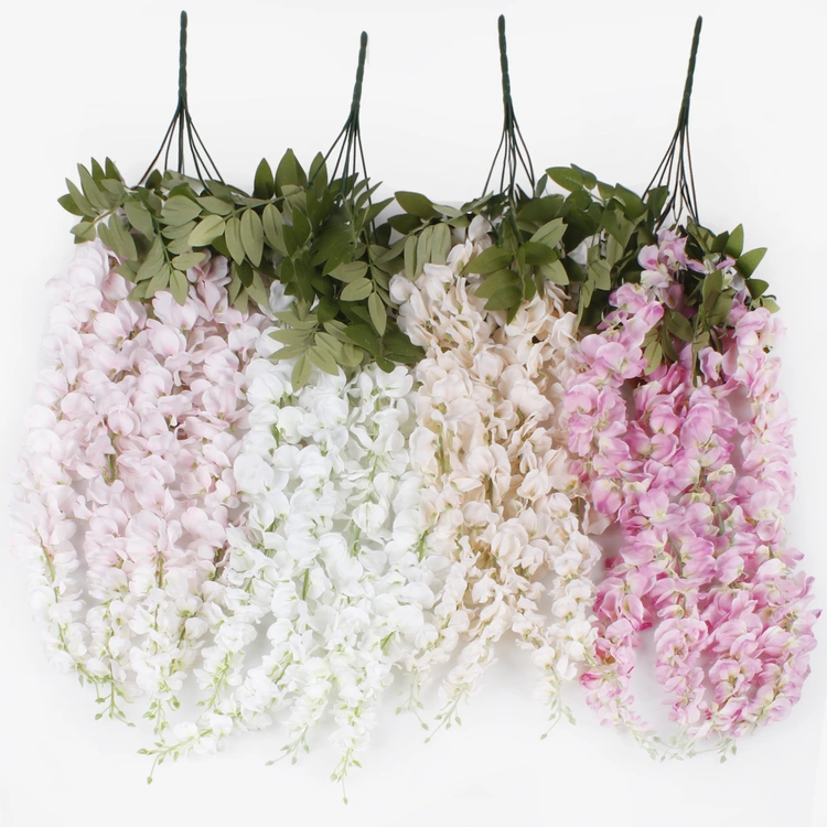 90cm Ivory Hanging Wistreia