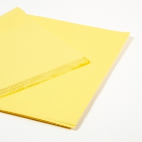 Yellow Tissue Paper Full Pack of 240 Sheets  (Large)