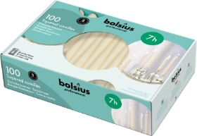 Bolsius Professional Tapered Candle 240 23   Ivory   Box of 100