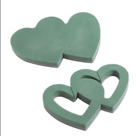 OASIS® FOAM FRAMES® Double Floral Foam Hearts
